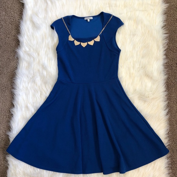 Charlotte Russe Dresses & Skirts - ❗️LAST CHANCE ❗️Charlotte Russe Blue Skater Dress